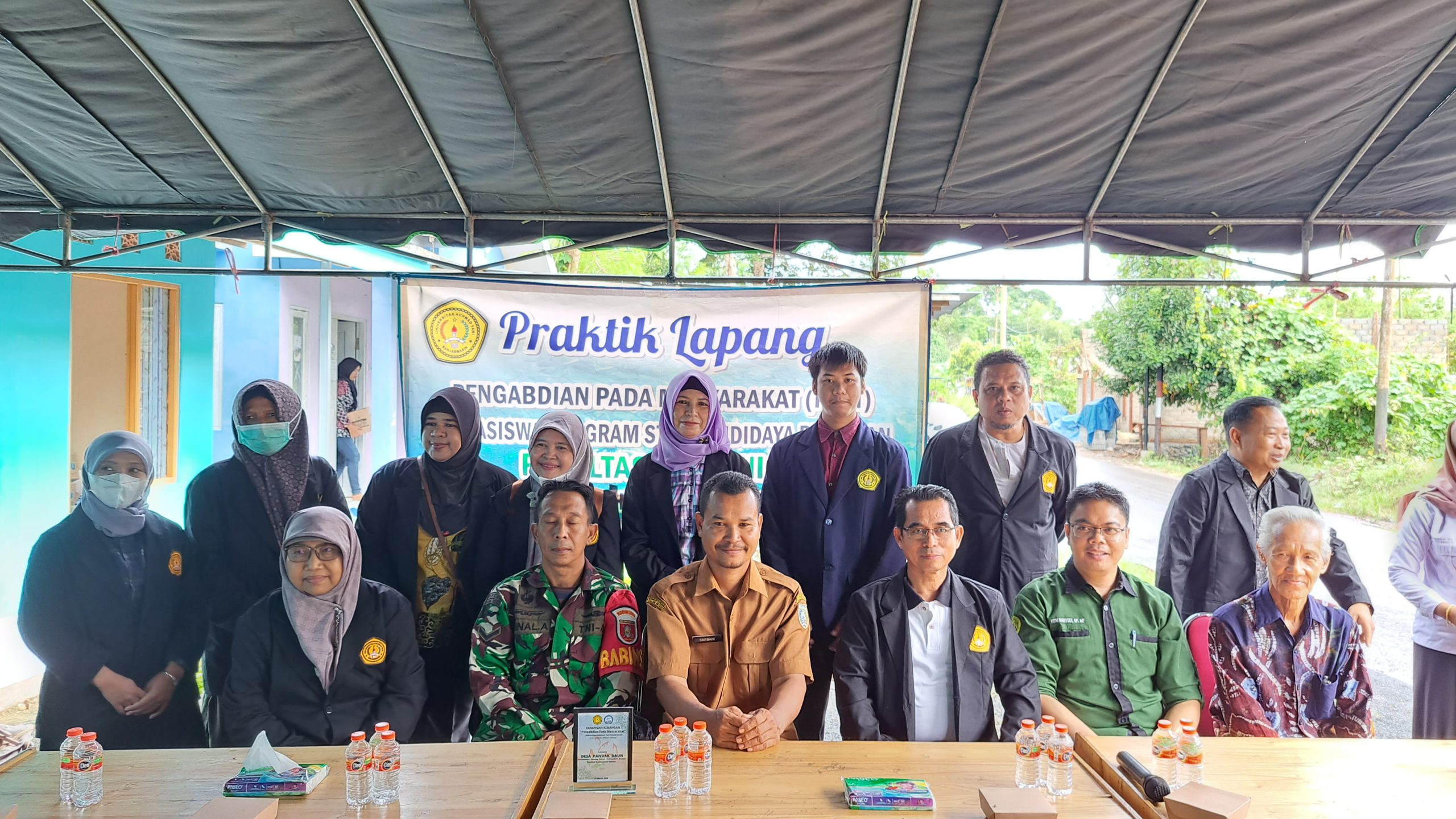 Kegiatan Praktik Lapang dan P2M Mahasiswa Prodi Budidaya Perairan di Desa Pandak Daun Kecamatan Karang Intan Kab.Banjar (Selasa, 13 Maret 2023)